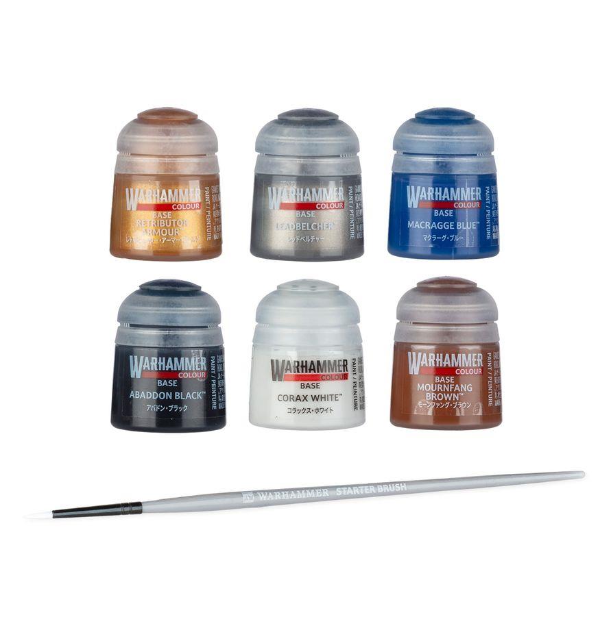 Warhammer 40k- Start Here: Space Marines Intercessors  + Paints Set 60-11 by Games Workshop