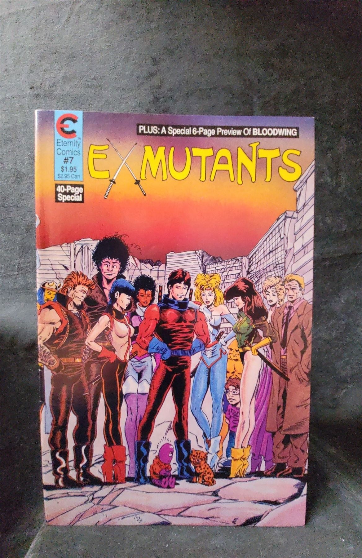 Ex-Mutants #7 Eternity Cover 1987 eternity Comic Book