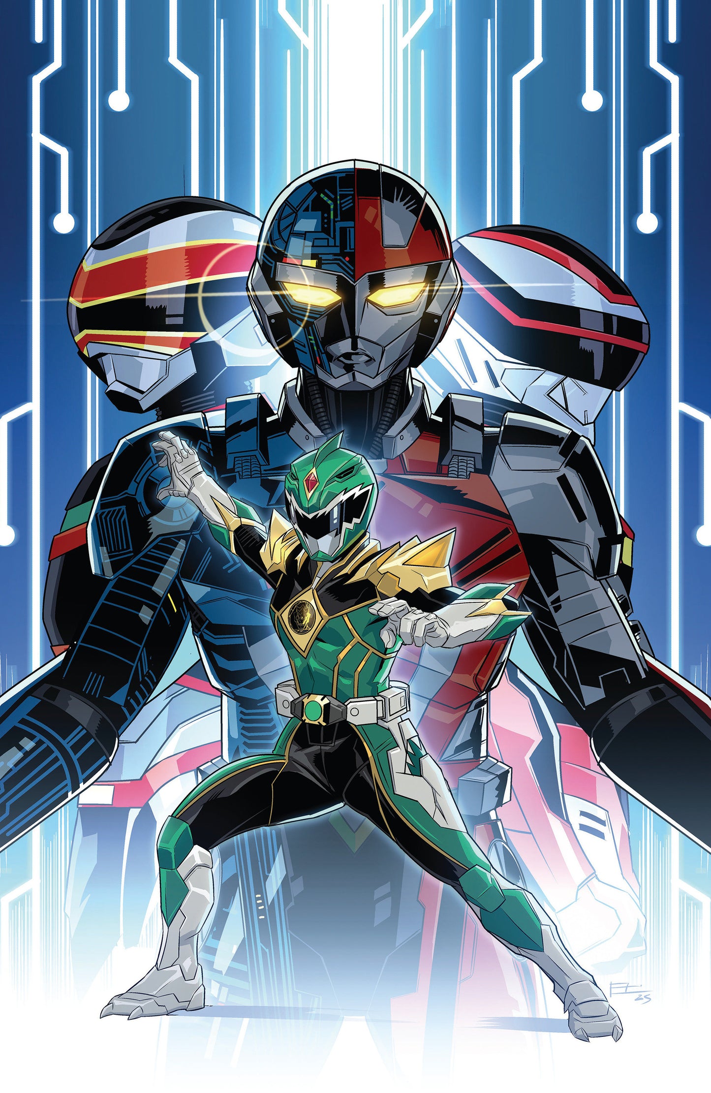 Power Rangers Prime #9 G 1 in 25 Variant Edition (Full Art, Lopez)