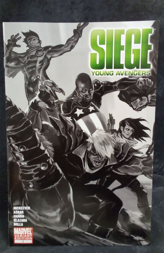 Siege: Young Avengers #1 Variant Cover 2010 Marvel Comics Comic Book