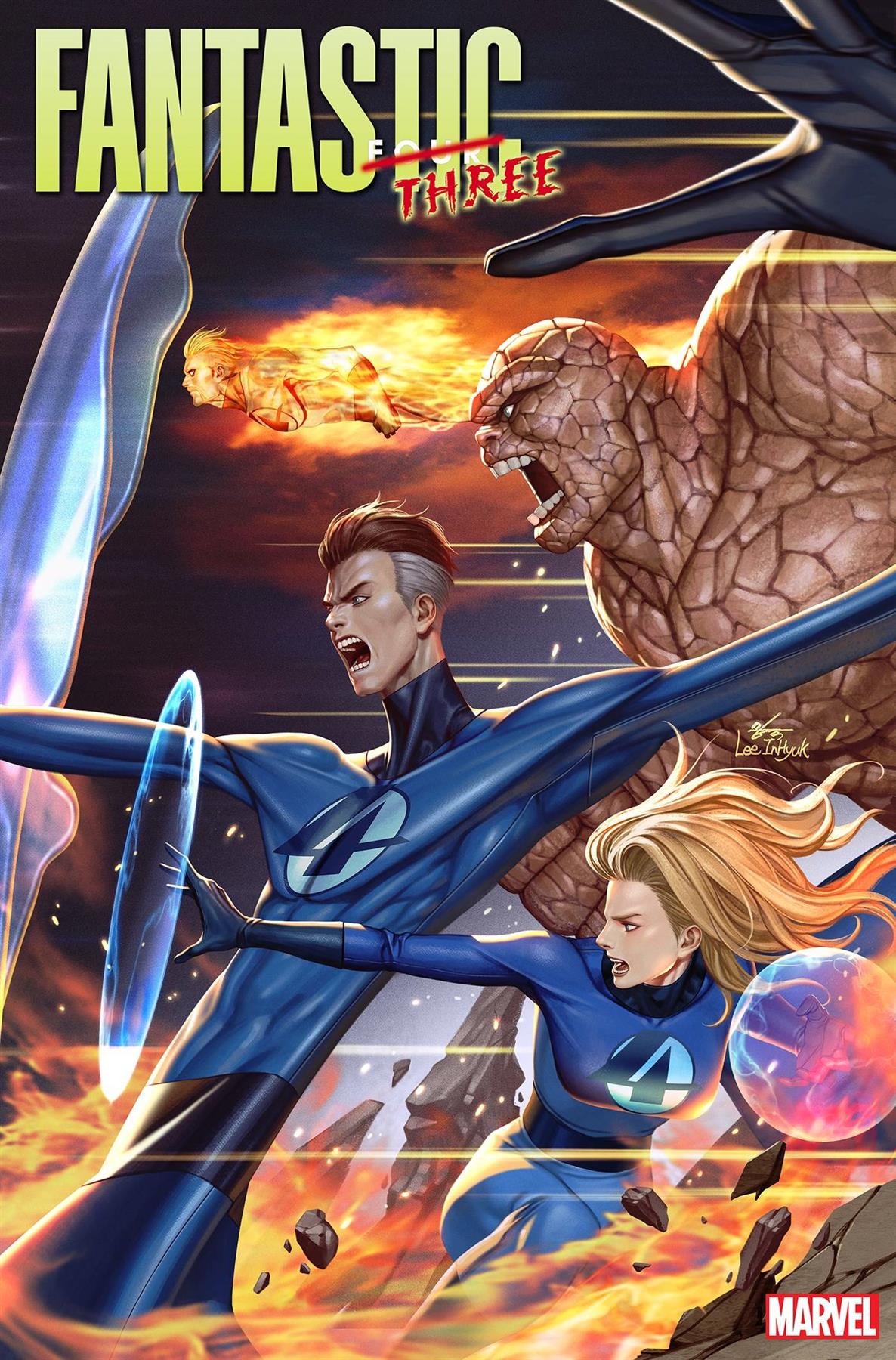 Fantastic Four #30 Inhyuk Lee Var Inhyuk Lee Var Marvel Prh Comic Book 2025