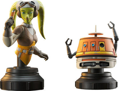Star Wars Rebels Hera And Chopper Bust