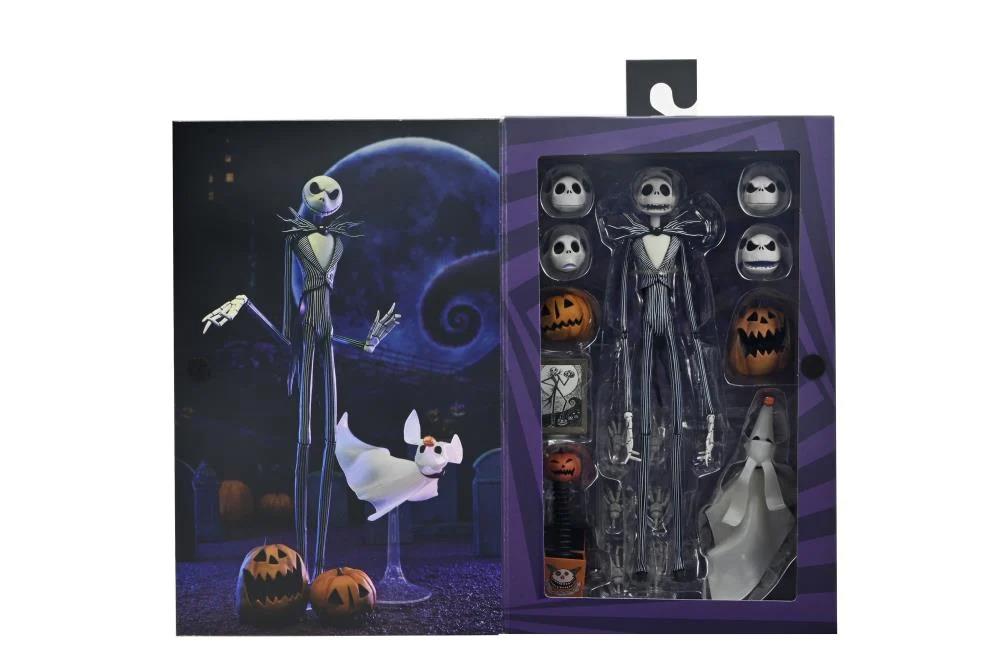 Nightmare Before Christmas 30th Ann Jack Skellington Ult 7in Action Figure