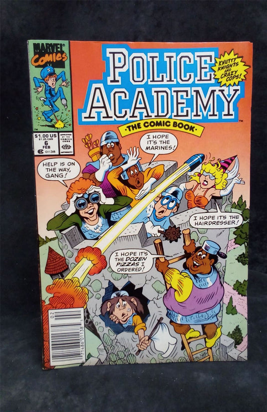 Police Academy #6 1990 Marvel Comics Comic Book