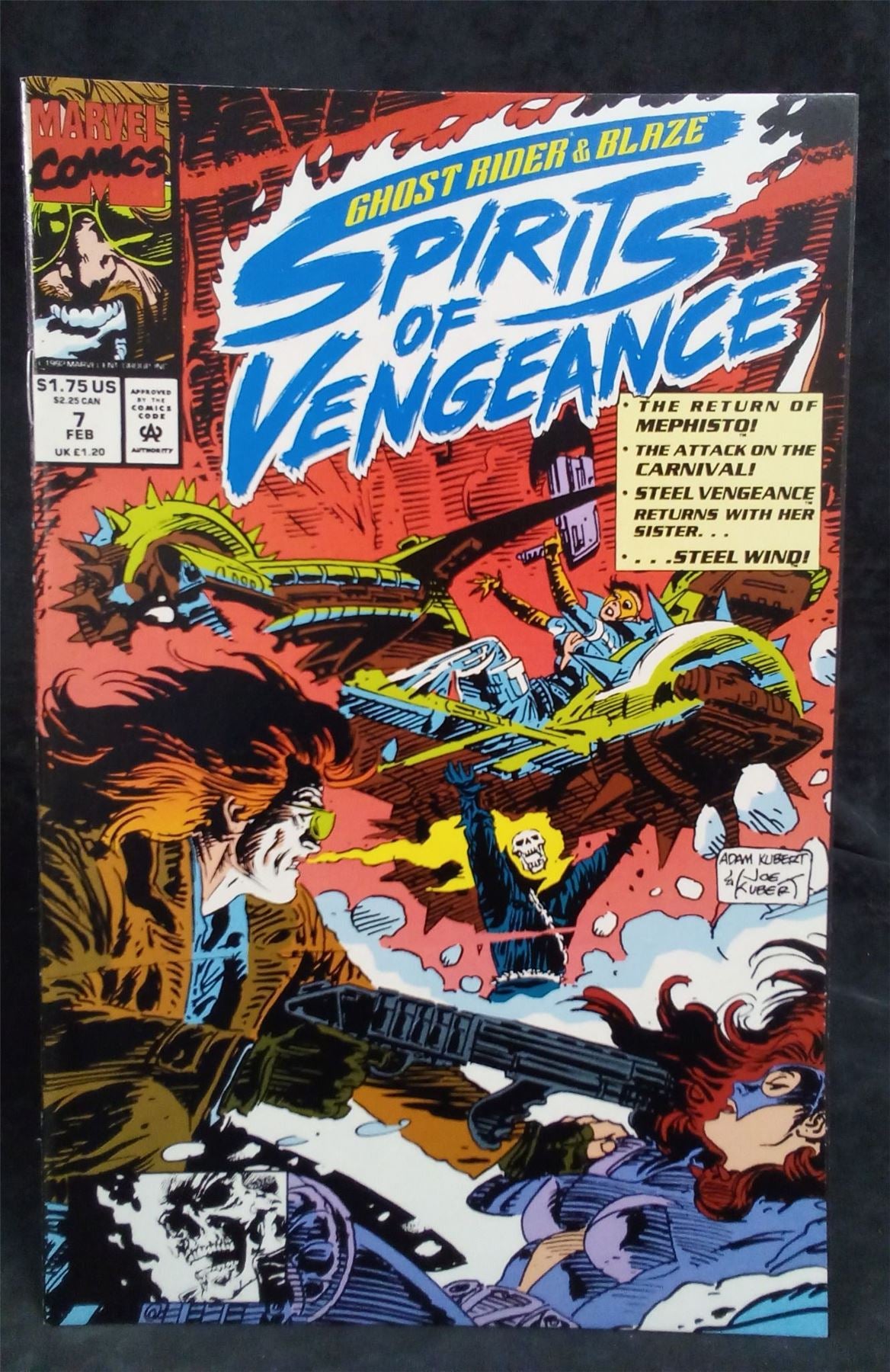 Ghost Rider/Blaze: Spirits of Vengeance #7 1993 Marvel Comics Comic Book