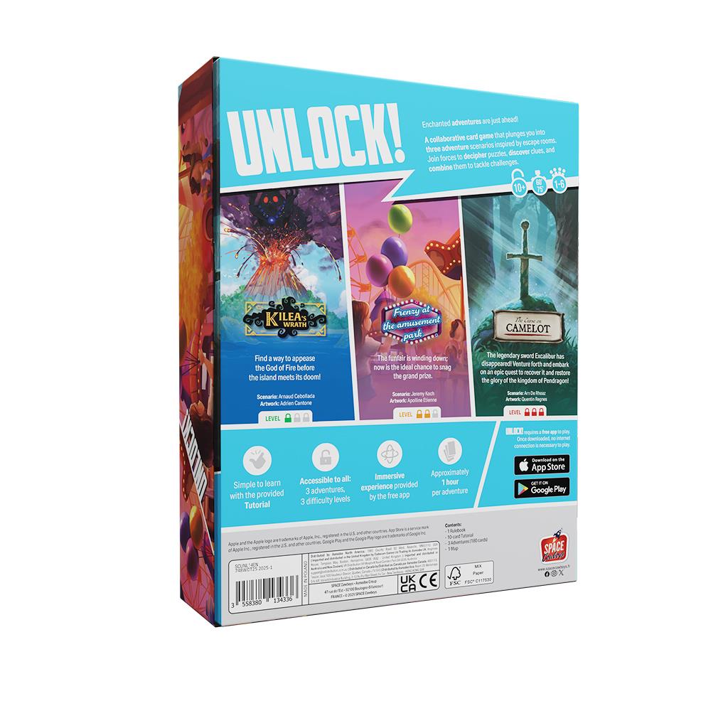 UNLOCK! Enchanted Adventures By Space Cowboys Board Game
