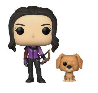 Funko Pop! POP & Buddy: Hawkeye - Kate Bishop with Lucky the Pizza Dog Vinyl Bobblehead