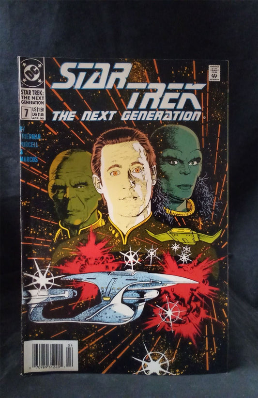 Star Trek: The Next Generation #7 (1990) DC Comics Comic Book