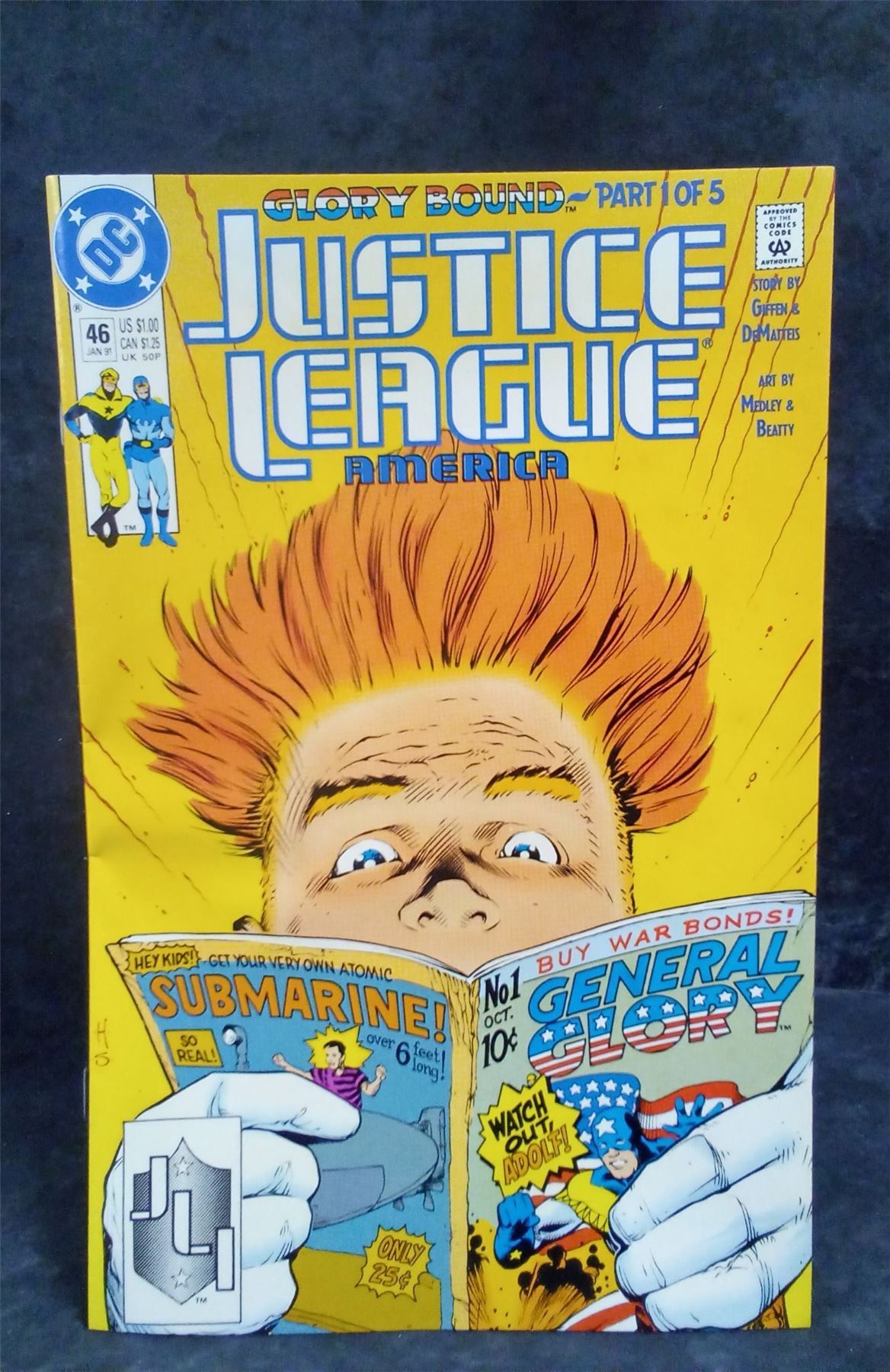Justice League America #46 1991 DC Comics Comic Book