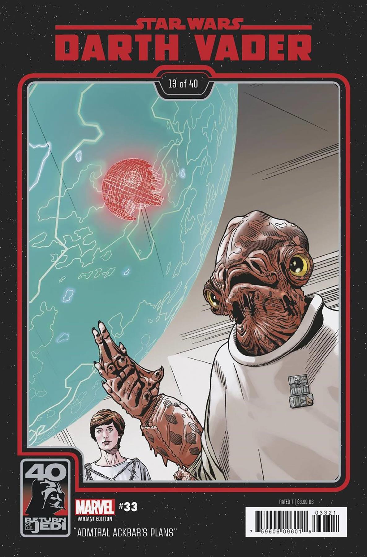 Star Wars Darth Vader #33 Return Jedi 40th Anniversary Var (Return Jedi 40th Anniversary Var) Marvel Prh Comic Book 2023