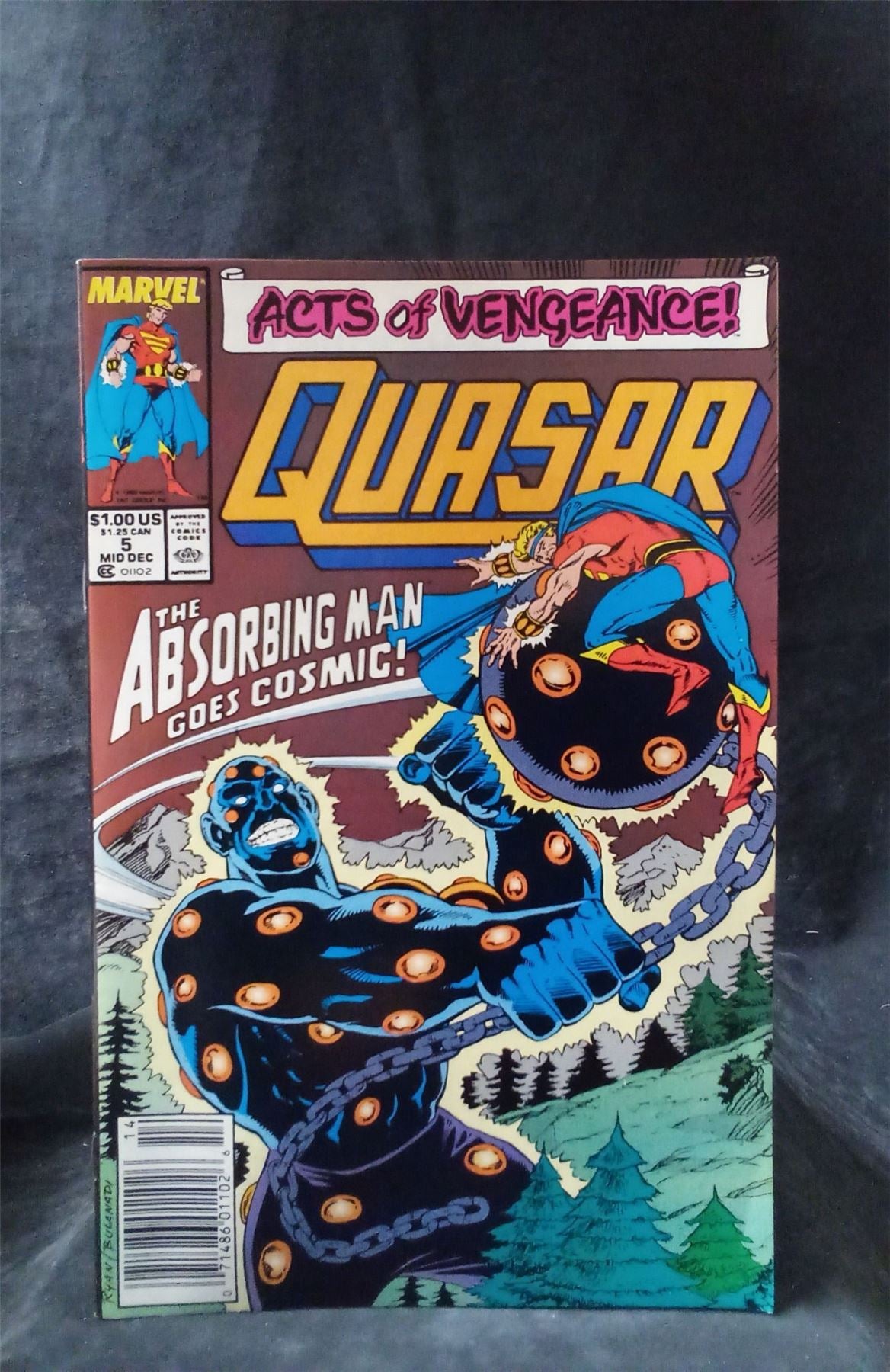 Quasar #5 1989 Marvel Comics Comic Book