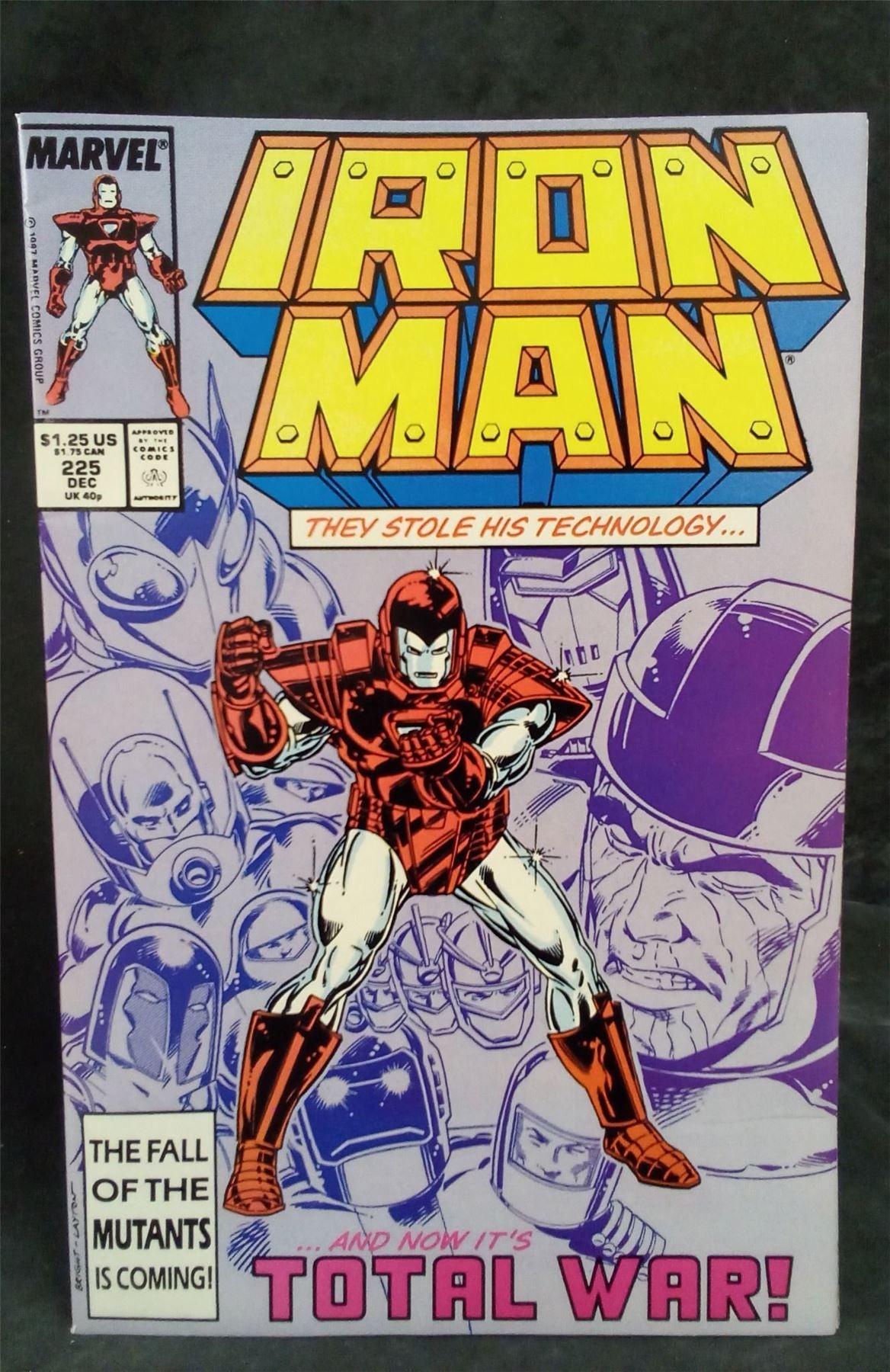 Iron Man #225 1987 Marvel Comics Comic Book