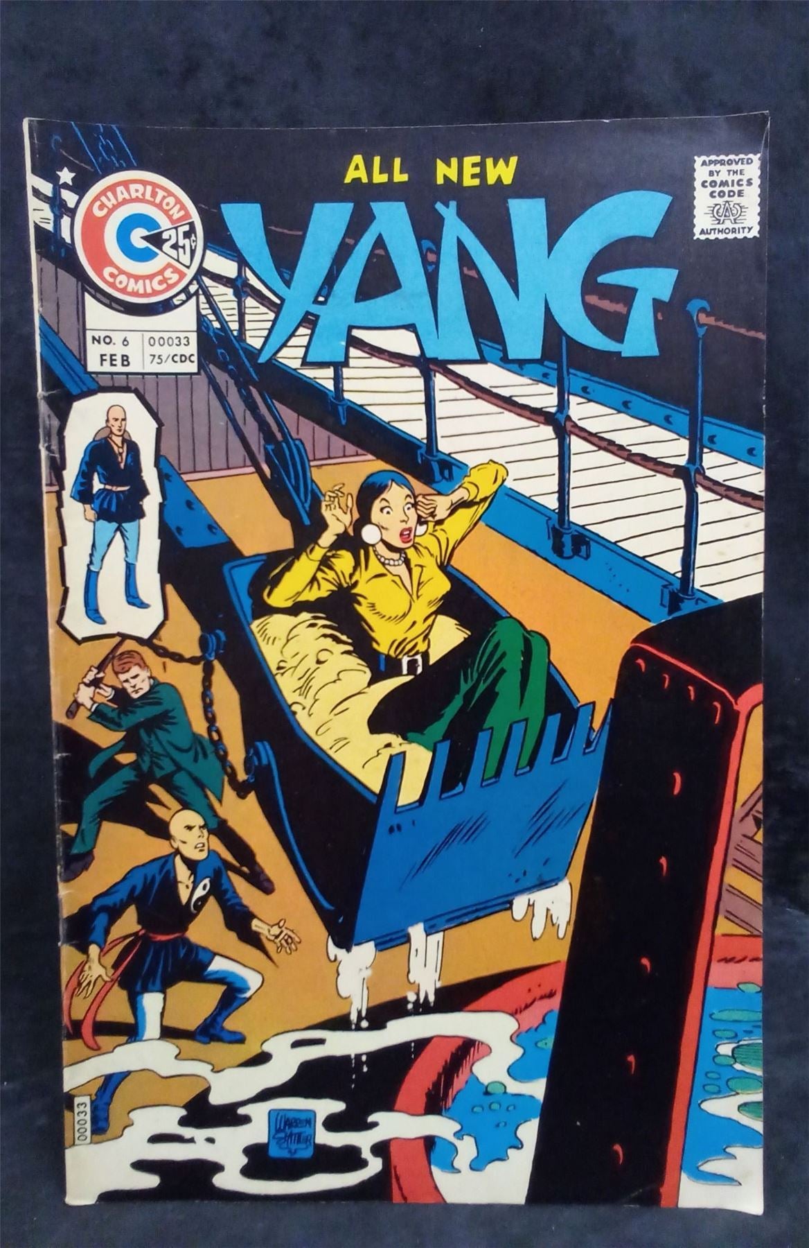 Yang #6 1975 charlton Comic Book