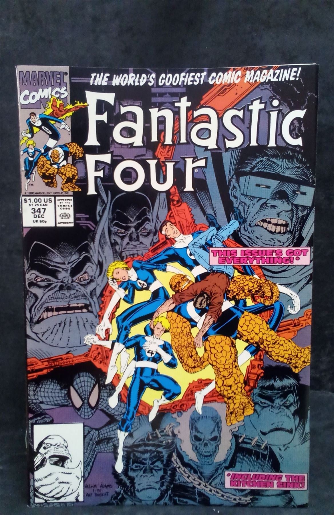 Fantastic Four #347 1990 Marvel Comics Comic Book