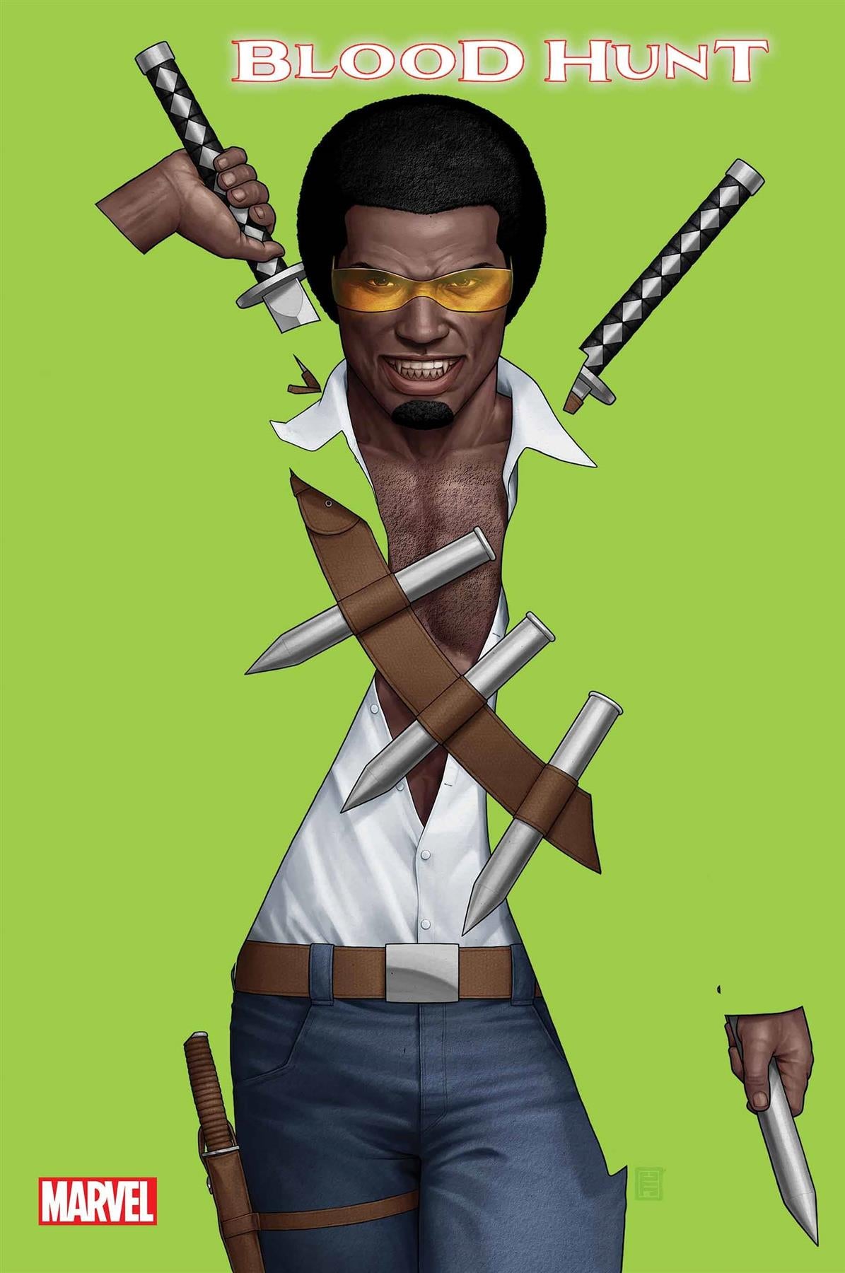 Blood Hunt #1 Jtc Negative Space Vir Var Marvel Prh Comic Book