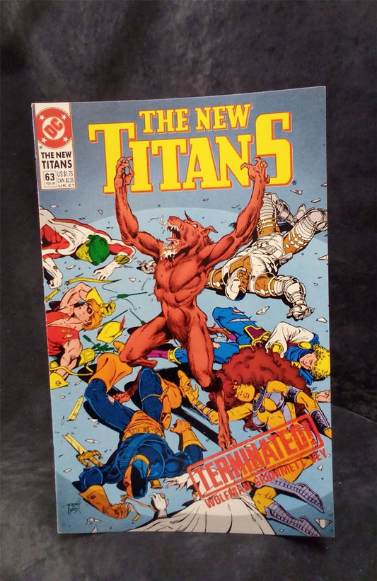 The New Titans #63 1990 DC Comics Comic Book