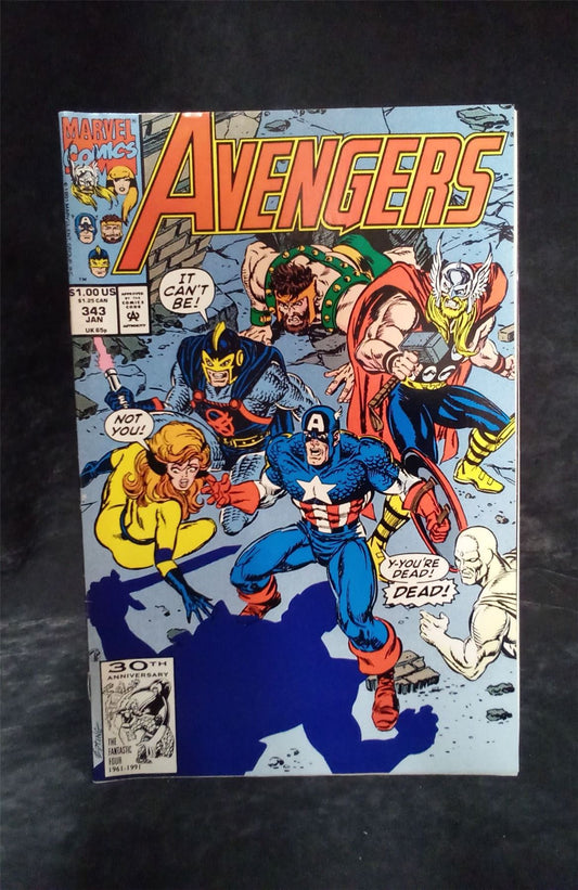 The Avengers #343 1992 Marvel Comics Comic Book