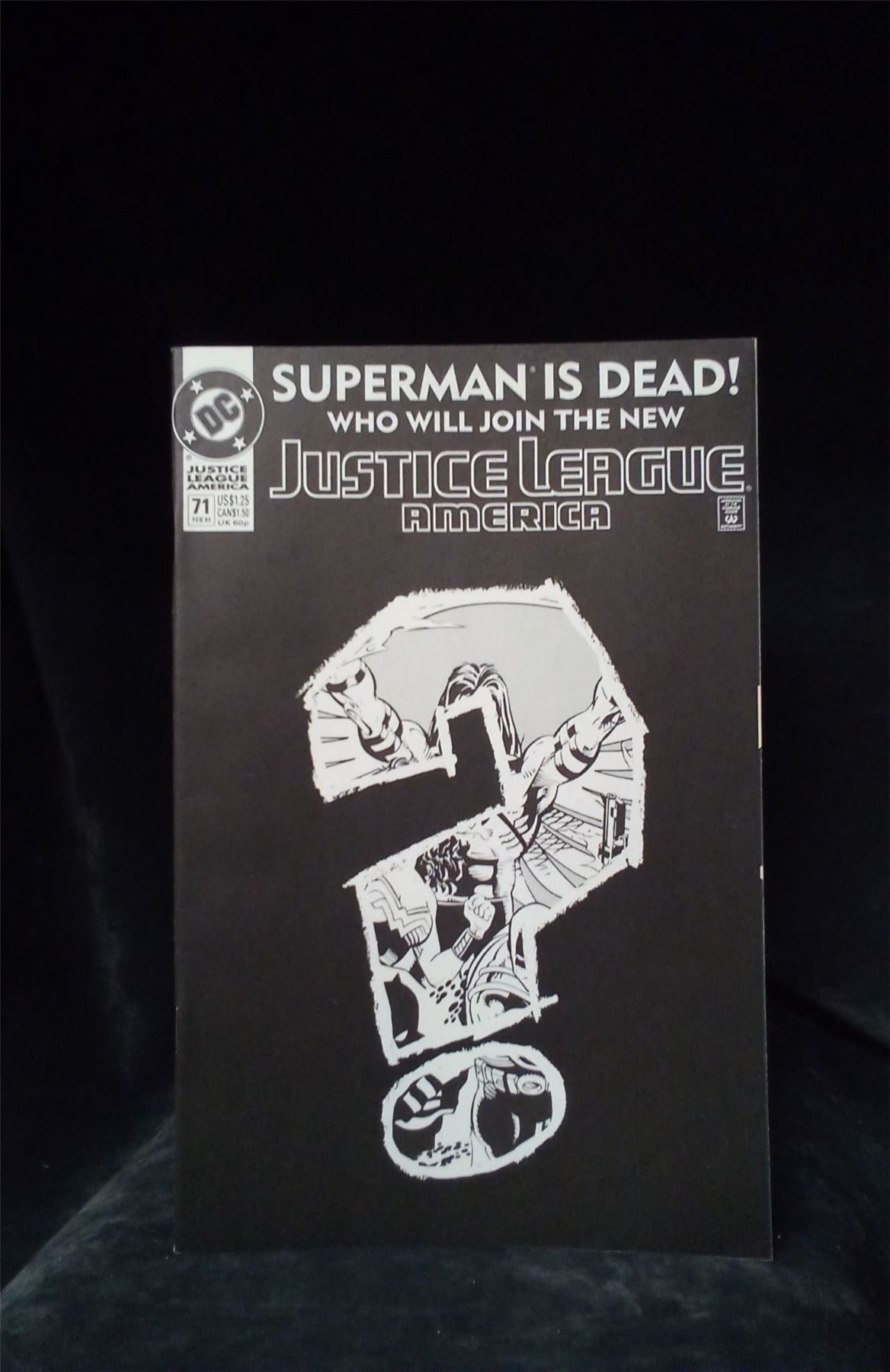 Justice League America #71 Question Mark Cover 1993 DC Comics Comic Book