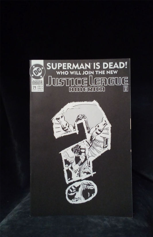 Justice League America #71 Question Mark Cover 1993 DC Comics Comic Book