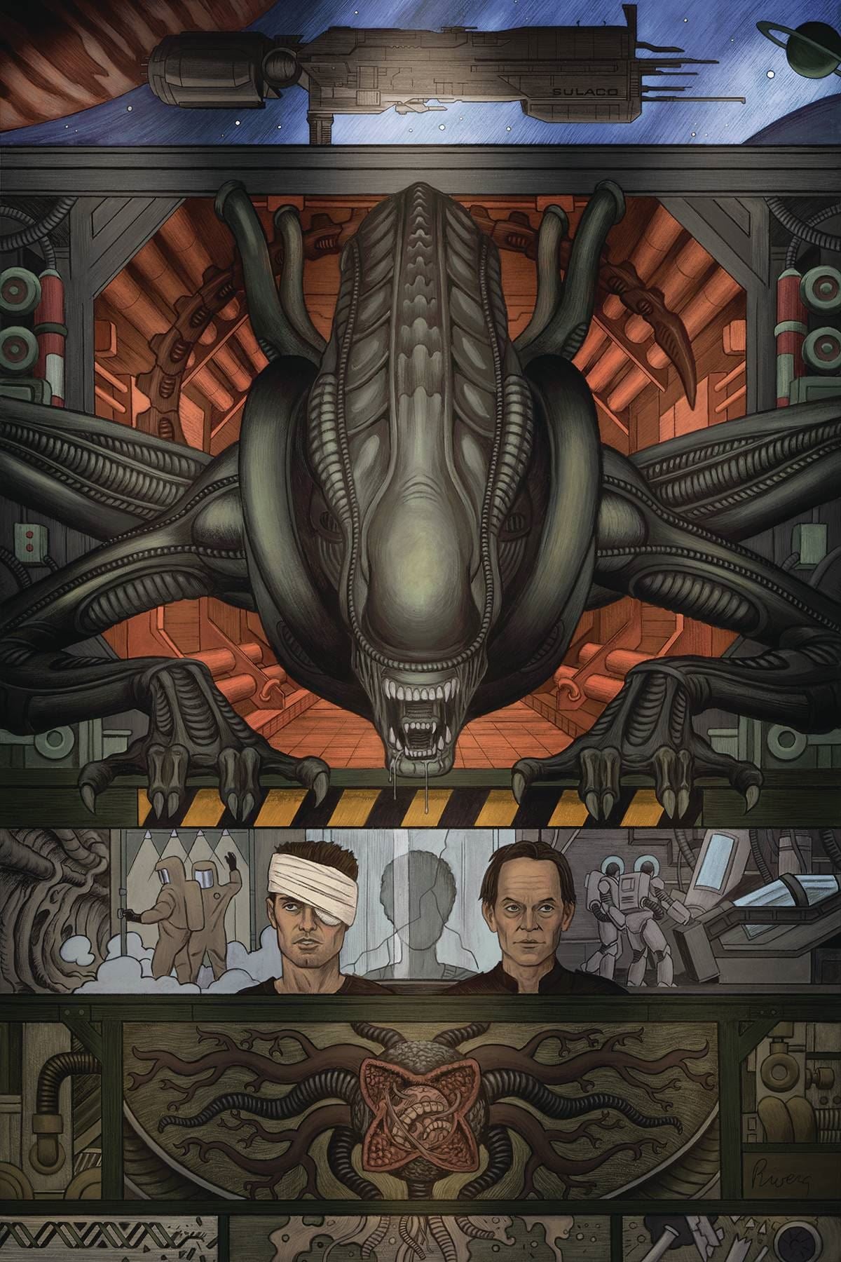 William Gibson Alien 3 #1 (Cvr B Rivera) Dark Horse Comics Comic Book