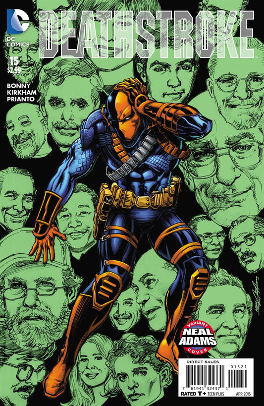 Deathstroke #15 Neal Adams Var Ed DC Comics Comic Book