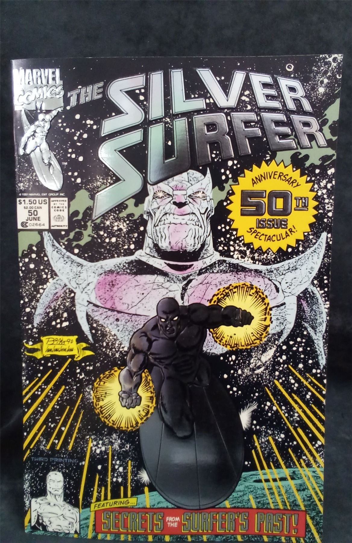 Silver Surfer #50 Third Print Cover 1991 Marvel Comics Comic Book