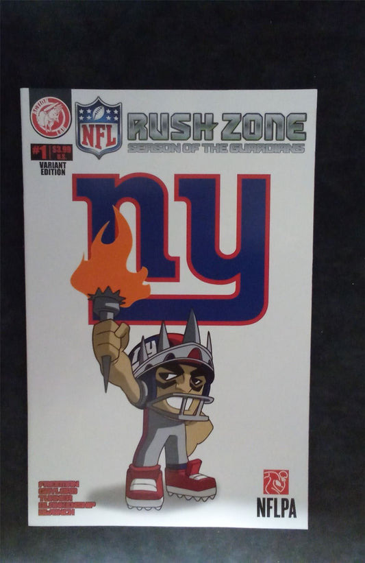 NFL Rush Zone Season of the Guardians #1 NY Giants Variant 2013 Action Lab Comics Comic Book