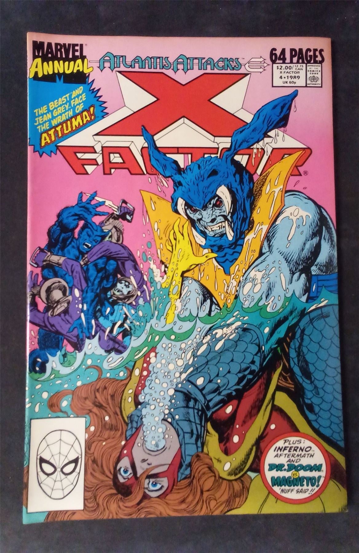 X-Factor Annual #4 1989 marvel-uk Comic Book