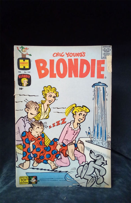 Blondie Comics #143 *spine/cover damage* 1961 harvey Comic Book