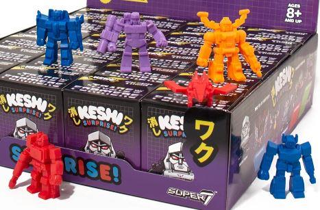 Transformers Keshi Surprise Decepticons Flat by Super7