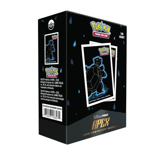 Deck Protectors: Pokemon Apex- Neon Kanto- Blastoise (105ct) By Ultra•PRO
