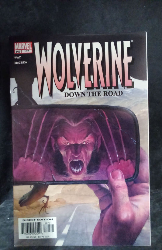 Wolverine #187 2003 Marvel Comics Comic Book
