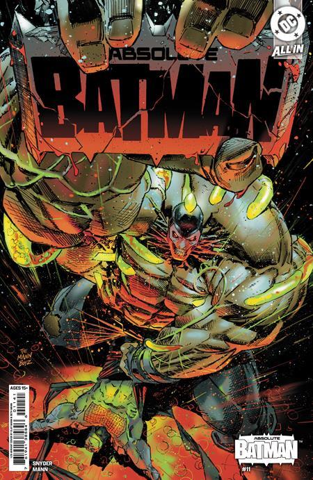 Absolute Batman #11 Cvr D Inc 1:25 Clay Mann & Seth Mann Card Stock Var DC Comics Comic Book