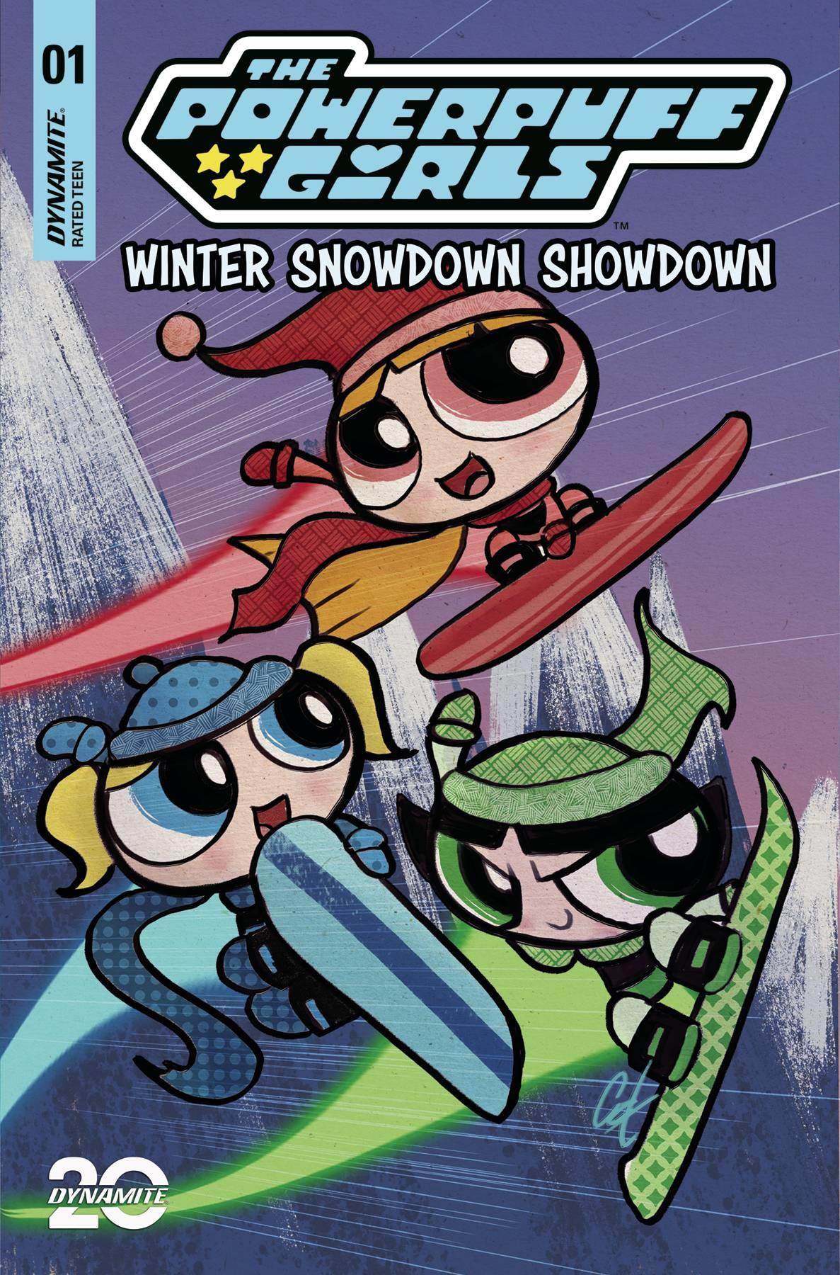 Powerpuff Girls Winter Snowdown Showdown #1 Cvr B Staggs Cvr B Staggs Dynamite Comic Book 2024