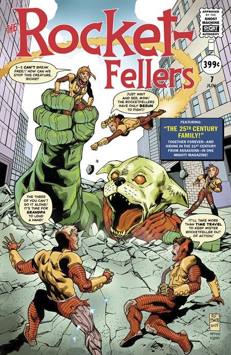 Rocketfellers #7 Cvr D Ramon Bachs Fantastic Four Homage Var Image Comics Comic Book