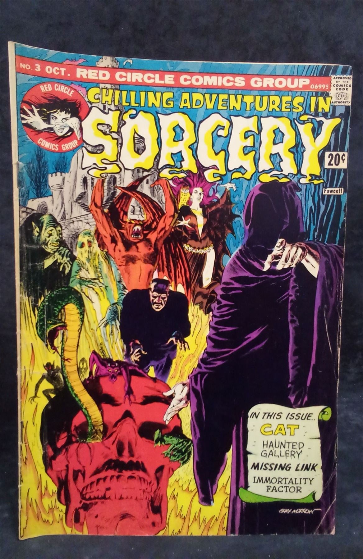 Chilling Adventures in Sorcery #3 1973 archie comics Comic Book
