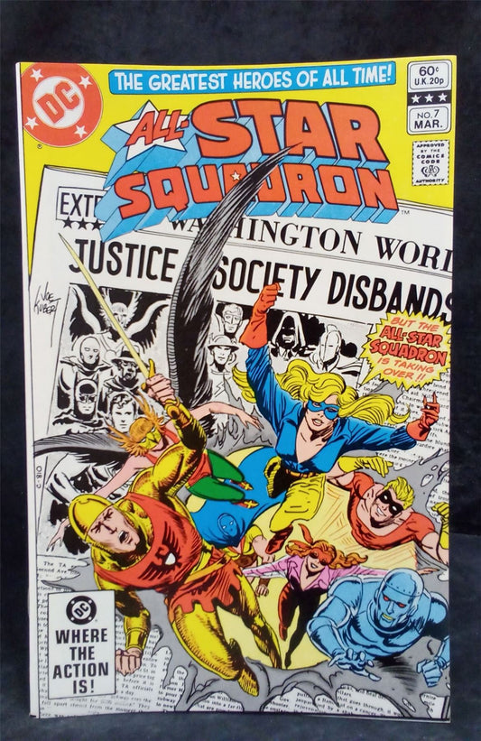 All-Star Squadron #7 1982 DC Comics Comic Book