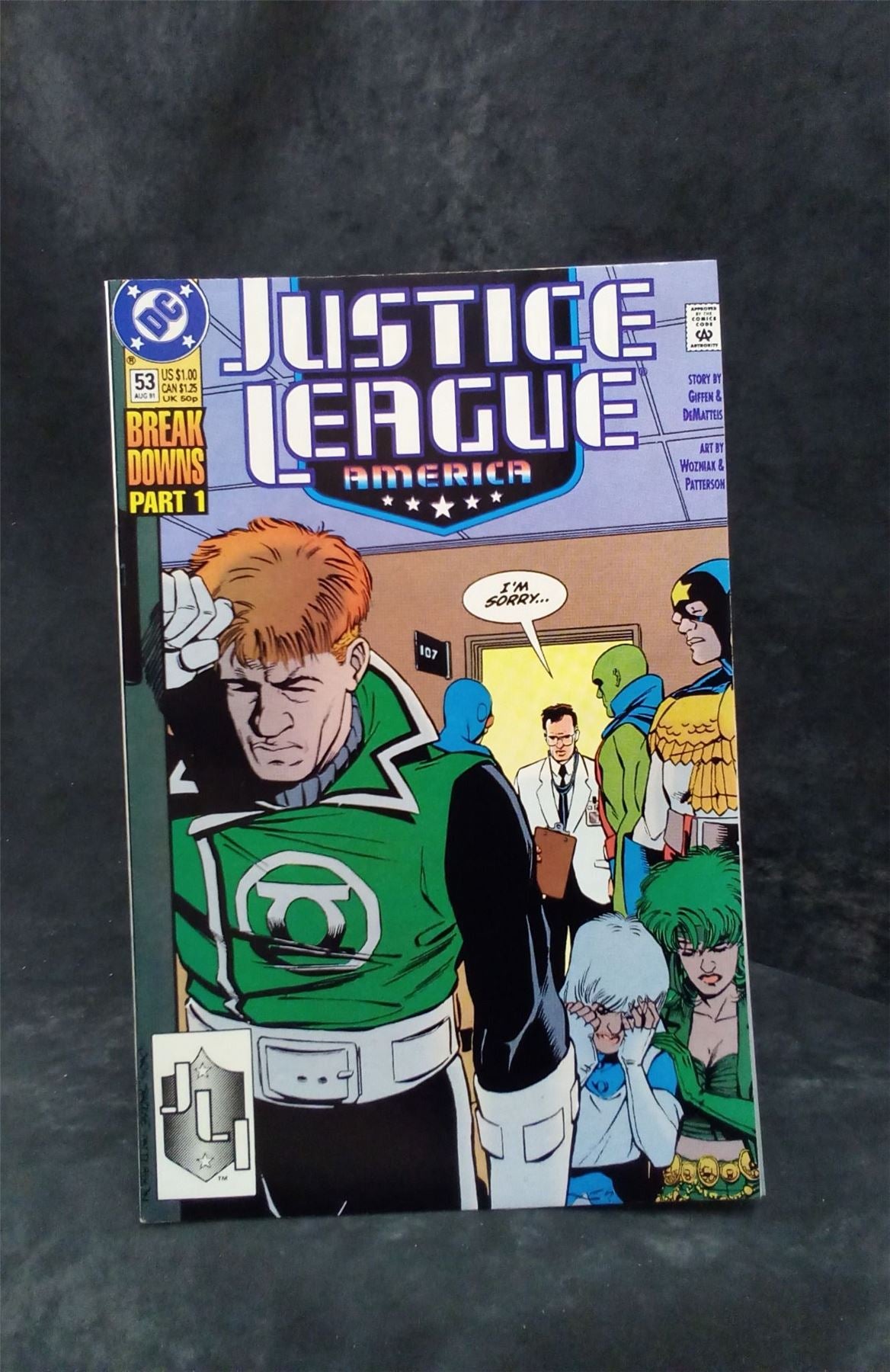 Justice League America #53 1991 DC Comics Comic Book