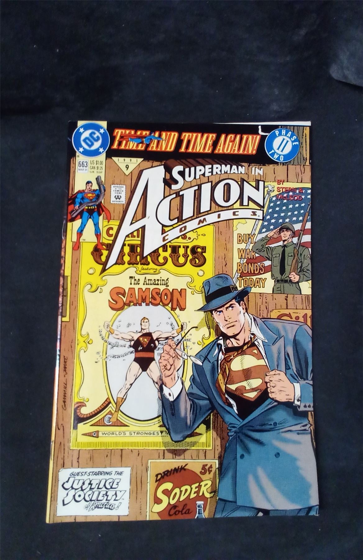 Action Comics #663 Direct Edition 1991 dc-comics Comic Book