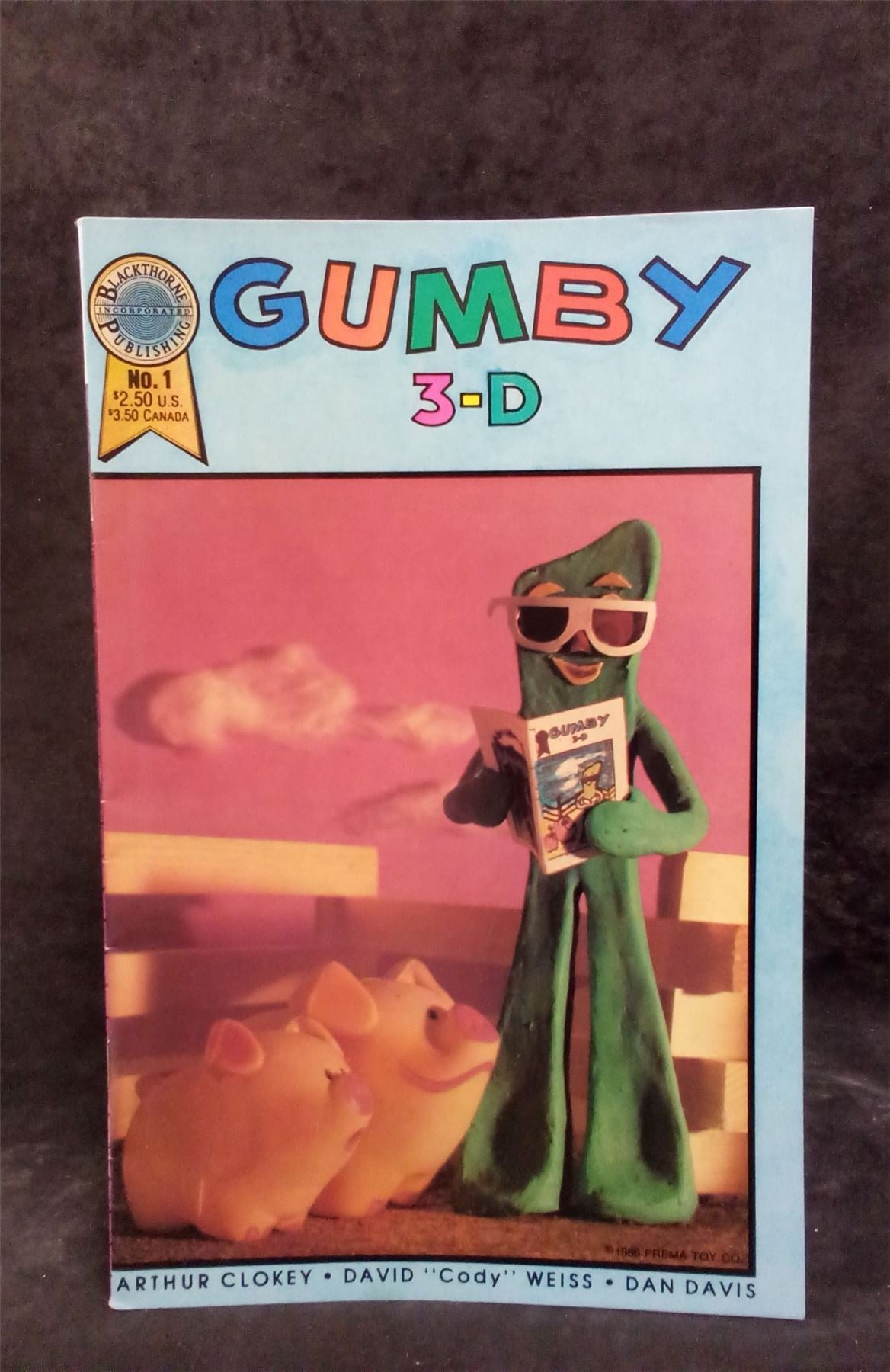 Gumby 3-D #1 1986  Comic Book