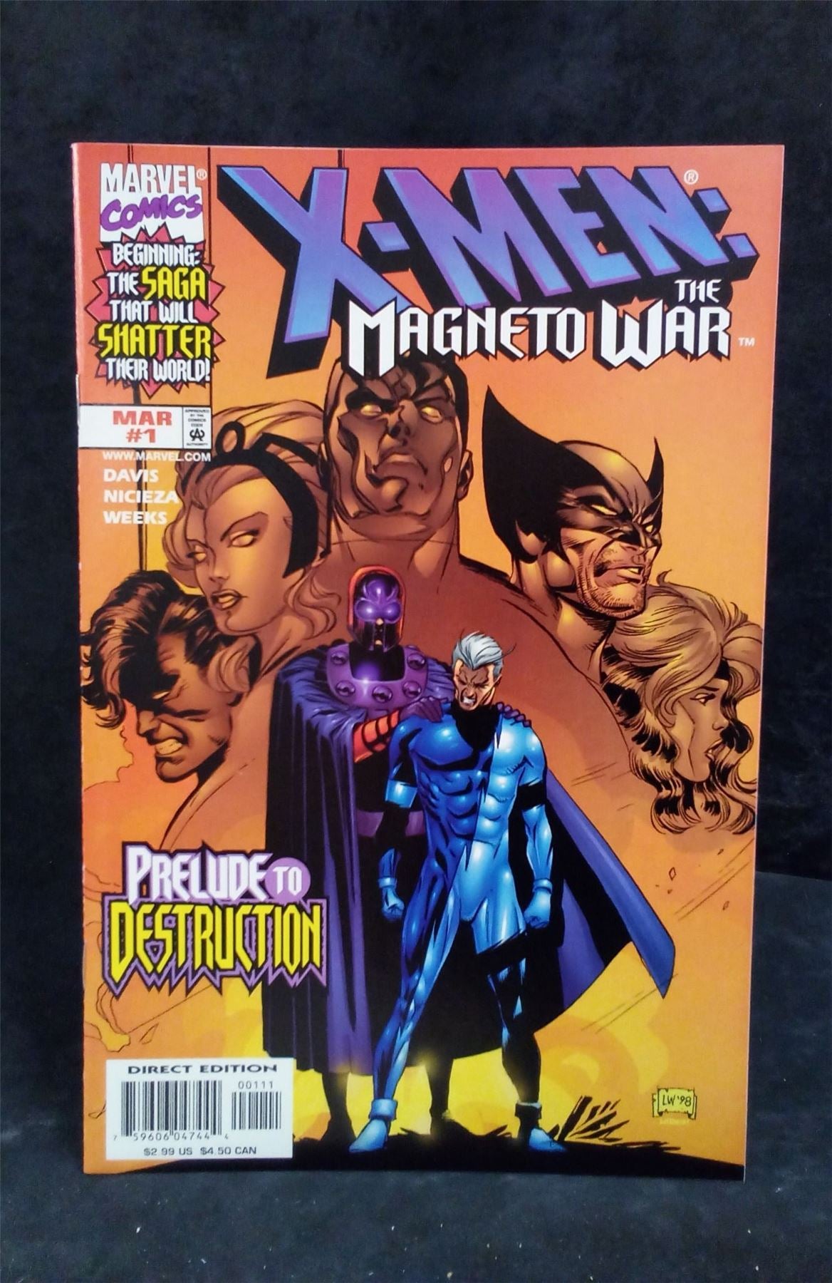 X-Men: Magneto War 1999 Marvel Comics Comic Book