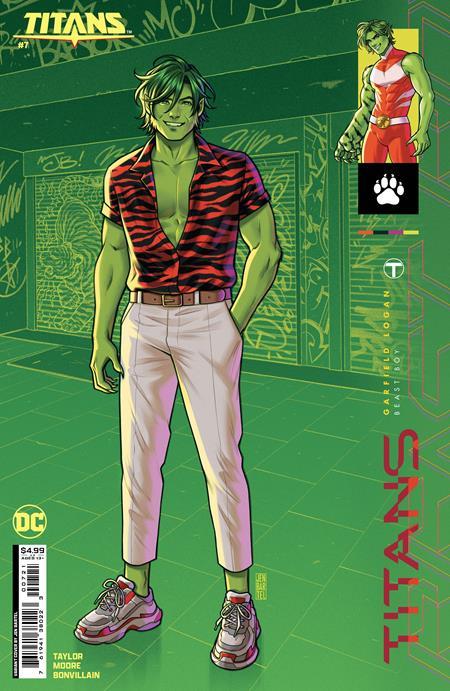 Titans #7 Cvr B Jen Bartel Card Stock Var DC Comics Comic Book
