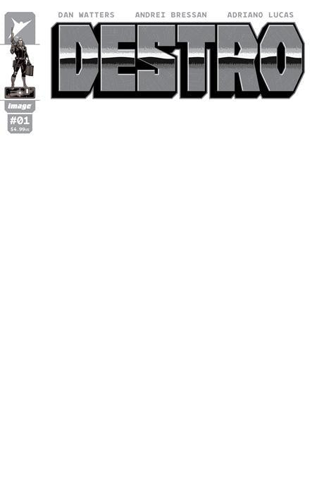 Destro #1 (of 5) Cvr H Blank Sketch Var Image Comics Comic Book
