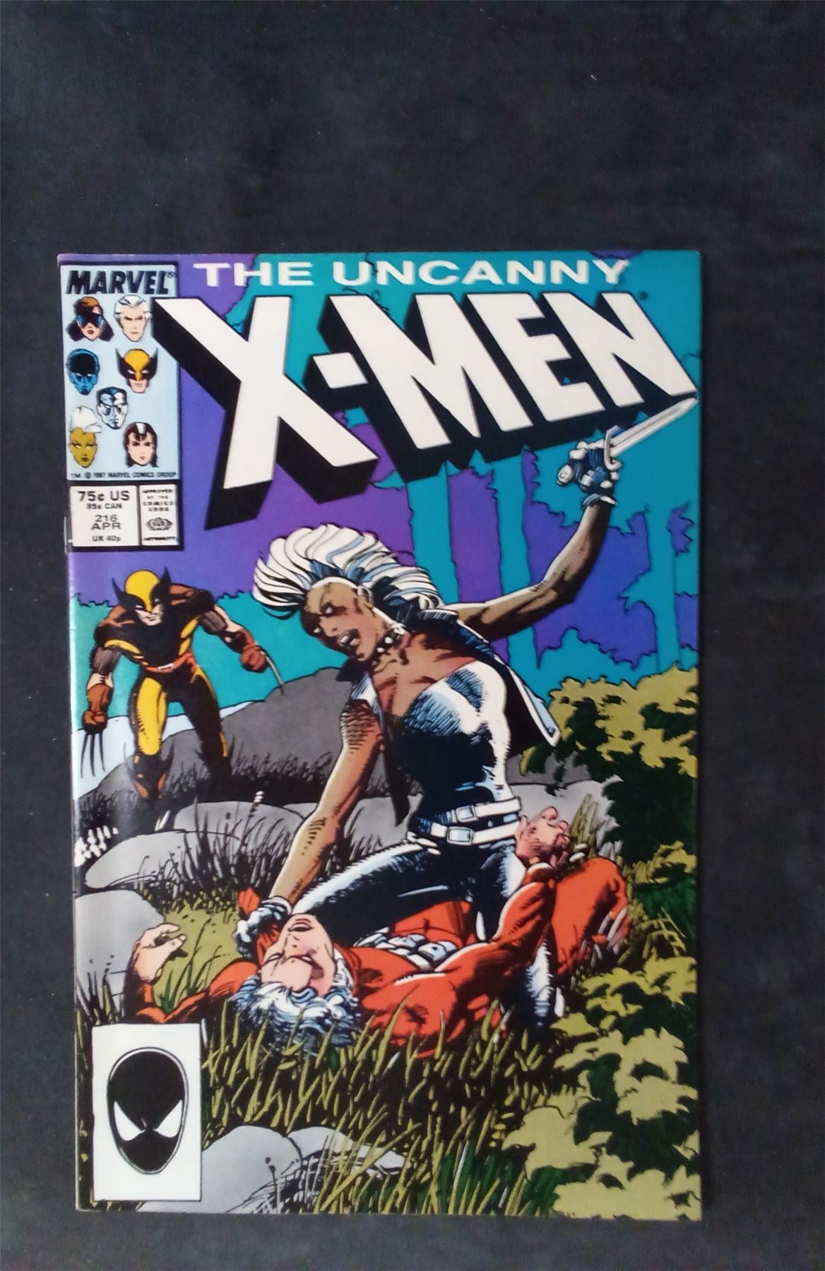 Uncanny X-Men #216 Direct Edition 1987 marvel Comic Book