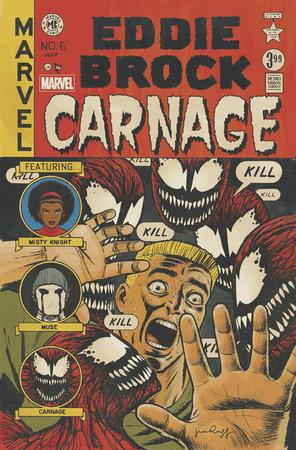 Eddie Brock Carnage #6 Jim Rugg Retro Vision Var Jim Rugg Retro Vision Var Marvel Prh Comic Book 2025