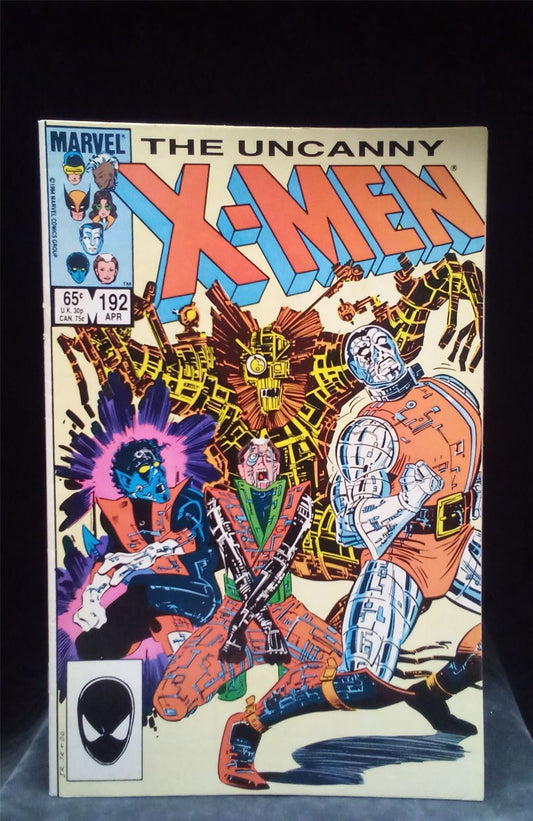 The Uncanny X-Men #192 1985 Marvel Comics Comic Book