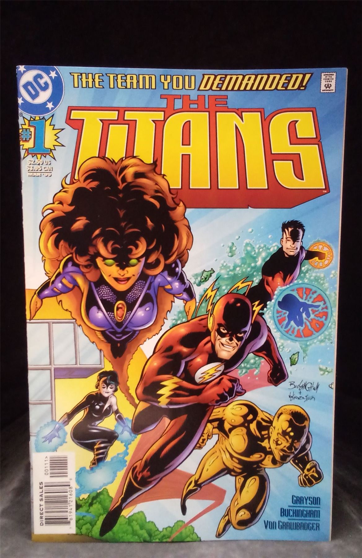 The Titans #1 Cover B 1999 DC Comics Comic Book