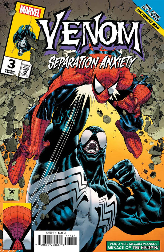 Venom Separation Anxiety #3 Paulo Siqueira Homage Var Paulo Siqueira Homage Var Marvel Prh Comic Book 2024
