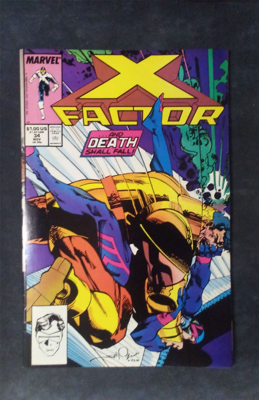 X-Factor #34 1988 marvel Comic Book