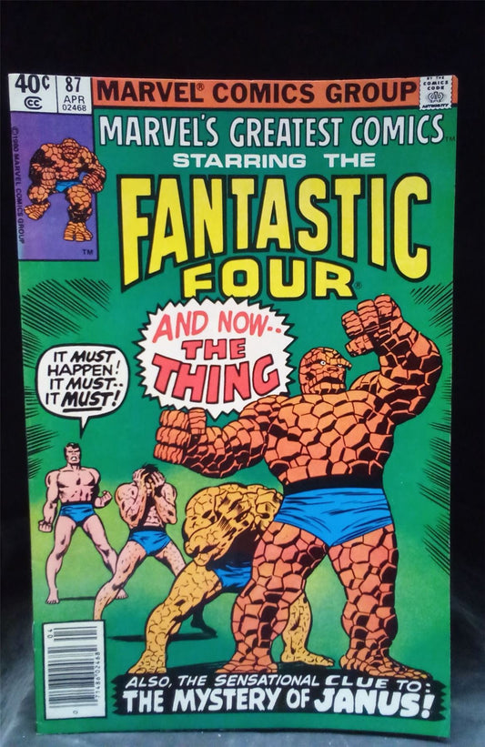 Marvel Comics's Greatest Comics #87 Newsstand Edition 1980 Marvel Comics Comic Book
